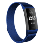 Strap-it® Strap-it Fitbit Charge 4 Milanese band (blauw)