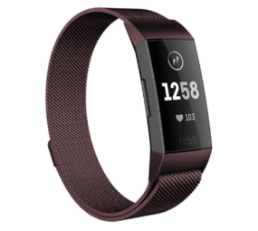 Strap-it® Fitbit Charge 4 Milanese band (bruin)