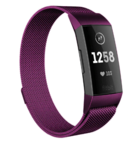 Strap-it® Strap-it Fitbit Charge 4 Milanese band (paars)
