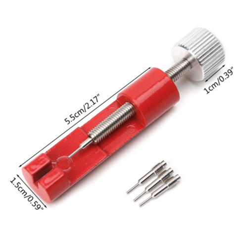 Strap-it® Strap-it Horloge schakel pin toolkit (rood) Strap-it® Strap-it Horloge schakel pin toolkit (rood)