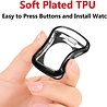 Strap-it® Strap-it Apple Watch TPU case (zwart-metalic) Strap-it® Strap-it Apple Watch TPU case (zwart-metalic)
