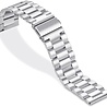 Strap-it® Strap-it Samsung Galaxy Watch Active stalen band (zilver) Strap-it® Strap-it Samsung Galaxy Watch Active stalen band (zilver)