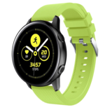 Strap-it® Samsung Galaxy Watch Active silicone band (lichtgroen)