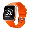 Strap-it® Strap-it Fitbit Versa silicone band (oranje) Strap-it® Strap-it Fitbit Versa silicone band (oranje)