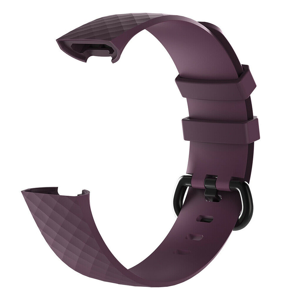 Strap-it® Strap-it Fitbit Charge 3 silicone band (paars)