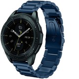 Strap-it® Samsung Galaxy Watch stalen band 42mm (blauw)