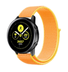 Strap-it® Strap-it Samsung Galaxy Watch Active nylon band (lichtgeel)