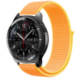 Strap-it® Samsung Galaxy Watch 46mm nylon band (lichtgeel)
