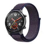 Strap-it® Huawei Watch GT 2 nylon band (paars-blauw)