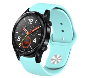 Strap-it® Huawei Watch GT 2 sport band (aqua) Strap-it® Huawei Watch GT 2 sport band (aqua)