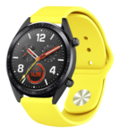Strap-it® Strap-it Huawei Watch GT 2 sport band (geel)