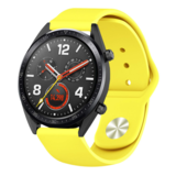 Strap-it® Huawei Watch GT 2 sport band (geel)
