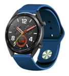 Strap-it® Strap-it Huawei Watch GT 2 sport band (donkerblauw)