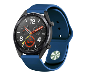 Strap-it® Huawei Watch GT 2 sport band (donkerblauw) Strap-it® Huawei Watch GT 2 sport band (donkerblauw)