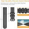 Strap-it® Strap-it Huawei Watch GT 2 nylon gesp band (zwart/grijs) Strap-it® Strap-it Huawei Watch GT 2 nylon gesp band (zwart/grijs)