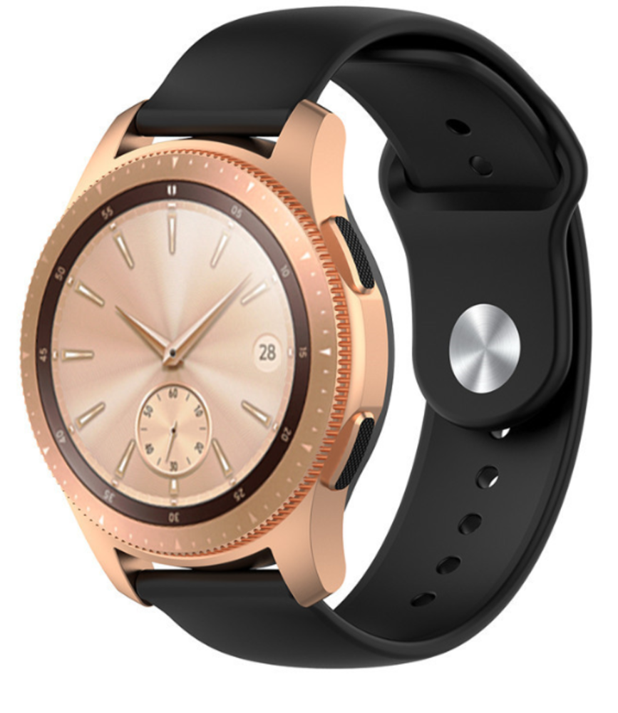 Samsung Galaxy Watch sport band 42mm zwart Smartwatchbanden