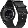 Strap-it® Strap-it Samsung Galaxy Watch 46mm nylon gesp band (zwart) Strap-it® Strap-it Samsung Galaxy Watch 46mm nylon gesp band (zwart)