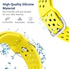 Strap-it® Strap-it Samsung Galaxy Watch 42mm siliconen bandje met gaatjes (geel) Strap-it® Strap-it Samsung Galaxy Watch 42mm siliconen bandje met gaatjes (geel)