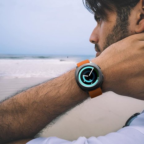 Strap-it® Strap-it Samsung Gear Sport silicone band (oranje)