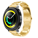 Strap-it® Samsung Gear Sport stalen band (goud)