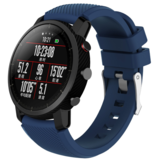 Strap-it® Xiaomi Amazfit Pace silicone band (donkerblauw)
