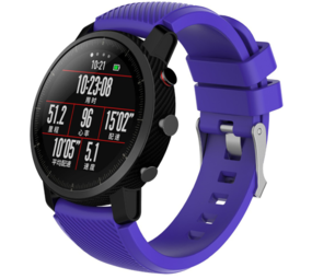Strap-it® Xiaomi Amazfit Pace silicone band (paars)