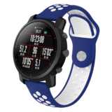 Strap-it® Xiaomi Amazfit Pace sport band (blauw/wit)