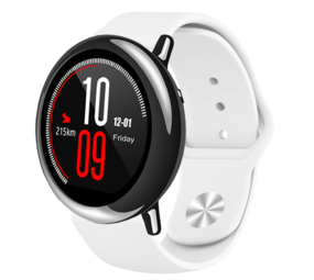 Strap-it® Xiaomi Amazfit Pace sport band (wit) Strap-it® Xiaomi Amazfit Pace sport band (wit)