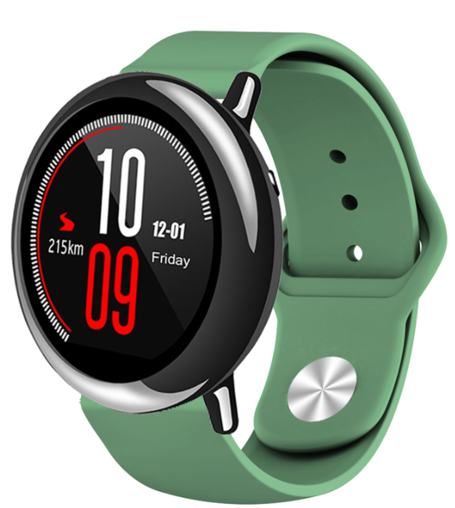 Strap-it® Strap-it Xiaomi Amazfit Pace sport band (legergroen) Strap-it® Strap-it Xiaomi Amazfit Pace sport band (legergroen)