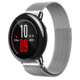 Strap-it® Xiaomi Amazfit Pace Milanese band (zilver)