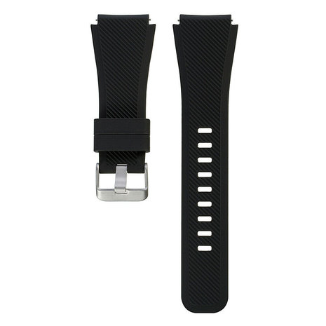 Strap-it® Strap-it Xiaomi Amazfit Stratos silicone band (zwart)