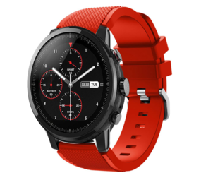 Strap-it® Xiaomi Amazfit Stratos silicone band (rood)