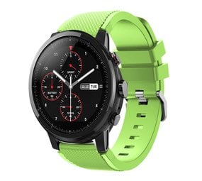 Strap-it® Xiaomi Amazfit Stratos silicone band (lichtgroen)