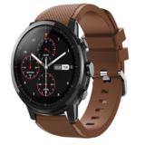Strap-it® Xiaomi Amazfit Stratos silicone band (koffiebruin)