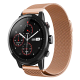 Strap-it® Xiaomi Amazfit Stratos Milanese band (rosé goud)