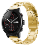 Strap-it® Strap-it Xiaomi Amazfit Stratos stalen band (goud)