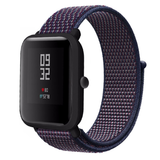 Strap-it® Xiaomi Amazfit Bip nylon band (paars-blauw)