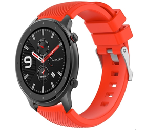 Strap-it® Xiaomi Amazfit GTR silicone band (rood)