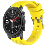 Strap-it® Xiaomi Amazfit GTR silicone band (geel)