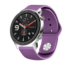 Strap-it® Xiaomi Amazfit GTR sport band (paars) Strap-it® Xiaomi Amazfit GTR sport band (paars)