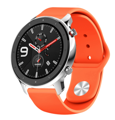 Strap-it® Strap-it Xiaomi Amazfit GTR sport band (oranje)