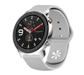 Strap-it® Xiaomi Amazfit GTR sport band (grijs) Strap-it® Xiaomi Amazfit GTR sport band (grijs)