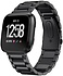 Fitbit Versa stalen bandje (zwart)