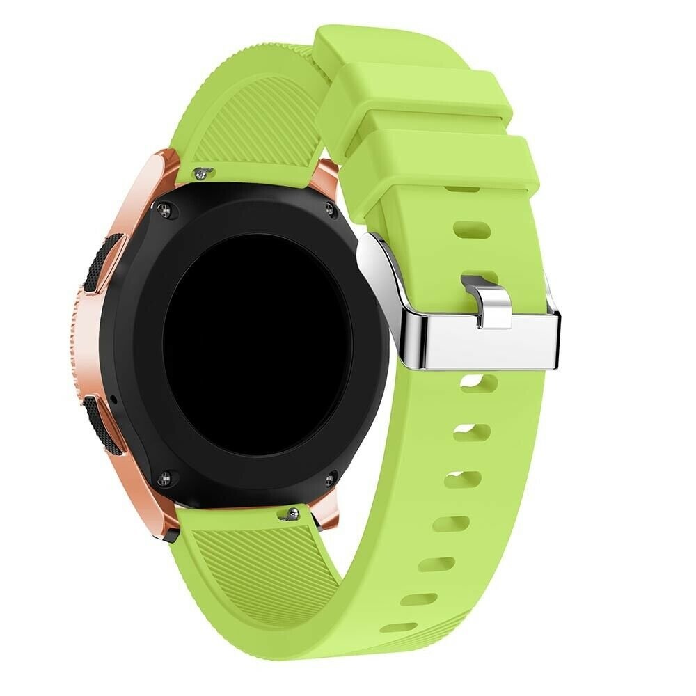 Strap-it® Strap-it Samsung Galaxy Watch siliconen bandje 42mm (lichtgroen)