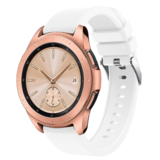 Strap-it® Samsung Galaxy Watch siliconen bandje 42mm (wit)