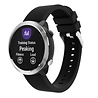 Strap-it® Strap-it Garmin Vivoactive 4 silicone band - 45mm - zwart Strap-it® Strap-it Garmin Vivoactive 4 silicone band - 45mm - zwart