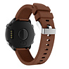 Strap-it® Strap-it Garmin Vivoactive 4 silicone band - 45mm - koffiebruin Strap-it® Strap-it Garmin Vivoactive 4 silicone band - 45mm - koffiebruin