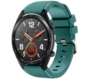 Strap-it® Huawei Watch GT 2 siliconen bandje (dennengroen)