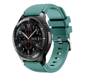 Strap-it® Samsung Galaxy Watch siliconen bandje 46mm (dennengroen)