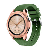 Strap-it® Samsung Galaxy Watch siliconen bandje 42mm (legergroen)